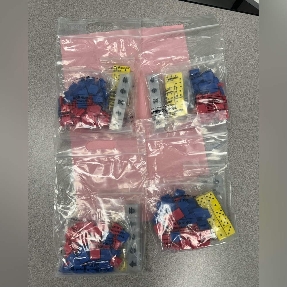 Lot of 4 Math Manipulatives for Schooling